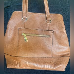 NWOT  cognac Steve Madden hobo bucket purse